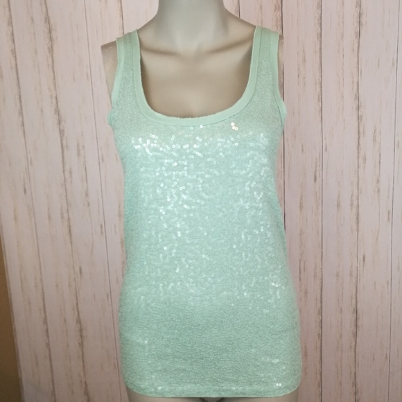 J. Crew Tops - J CREW Sequined Tank Top Size Small